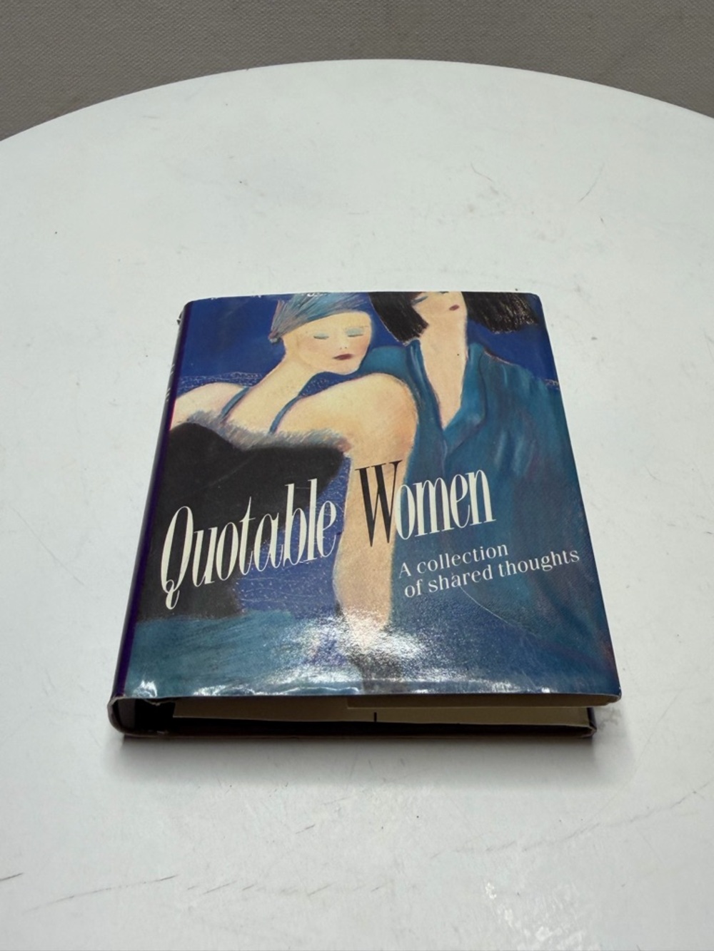 Quotable Women Hardcover Book - Blue Illustrated Cover